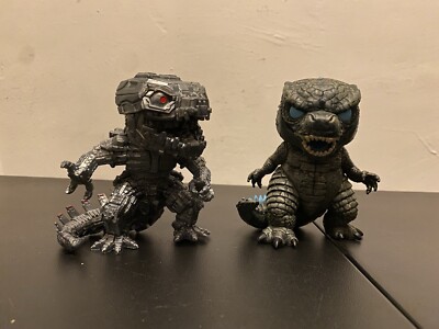 Funko Pop Movies GODZILLA VS KONG w/ MECHAGODZILLA (2 pack) No Box-image