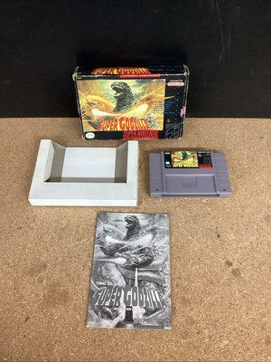 Super Godzilla (Super Nintendo Entertainment System, 1993) Complete In Box-image