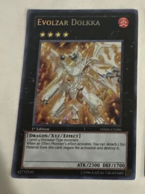 Yugioh! Evolzar Dolkka PHSW-EN086 Secret Rare 1st Edition LP-image