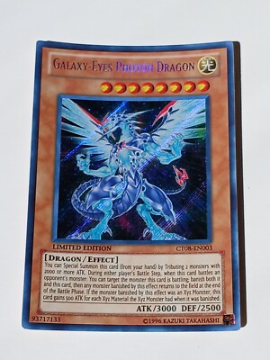 Yu-Gi-Oh! Galaxy-Eyes Photon Dragon  CT08-EN003 Limited Edition Secret Rare-image