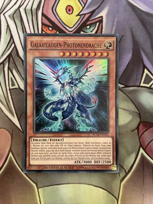 AC14-DE022 Galaxy-Eyes Photon Dragon Super Rare LIMITED Edition NM Yugioh GERMAN-image
