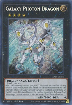YUGIOH (MISPRINT) Galaxy Photon Dragon MP24-EN070 Secret Rare-image