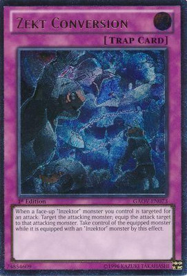 Ultimate Rare - Zekt Conversion - GAOV-EN073 1st Edition NM Galactic-image