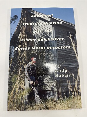 NOS Advanced Treasure Hunting The Fisher Quicksilver Series Metal Detector Book-image