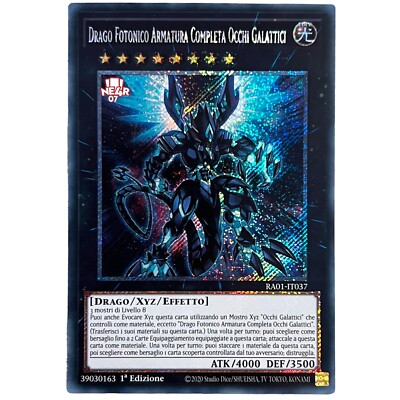 Yugioh IT S Platinum Ra01-It037 Dragon Photonic Complete Armor Galactic Eyes-image