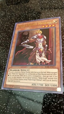 1x Yu-Gi-Oh! Noble Knight Medraut - BLRR-EN071 - Ultra Rare - 1st Edition - NM-image