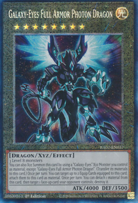 1X NM Galaxy-Eyes Full Armor Photon Dragon - RA01-EN037 - Collector's Rare 1st-image