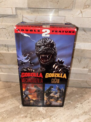 GODZILLA VS MECHAGODZILLA / GODZILLA VS GIGAN VHS DOUBLE FEATURE VHS TAPE-image