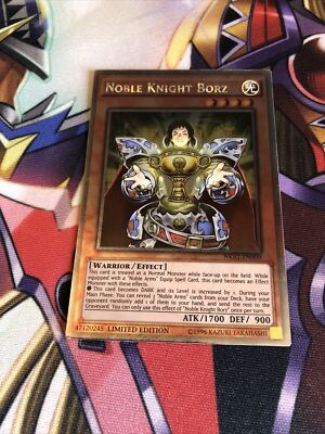 Yugioh - Noble Knight Borz (Platinum Rare) (Limited Edition) - NKRT-EN009 (P)-image