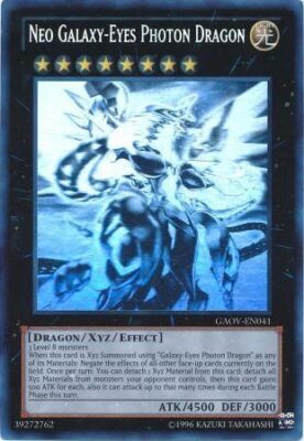 Neo Galaxy-Eyes Photon Dragon - GAOV-EN041 - Ghost Rare Unlimited New-image