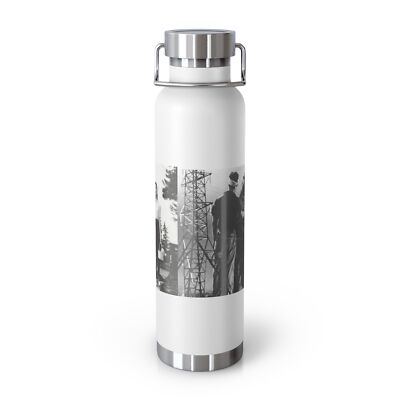 2 Photos Godzilla Behind the Scene 22oz Copper Insulated Water Bottle -image