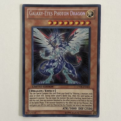 CT08-EN003 Galaxy-Eyes Photon Dragon Secret Rare Limited Near Mint Yugioh Tcg!-image