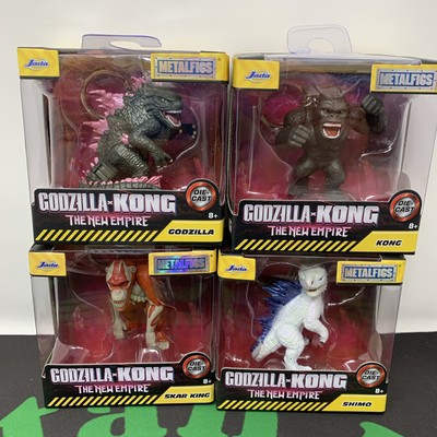 Godzilla X Kong The New Empire Metal Figs 2.5” Lot of 4 Shimo Skar King Die Cast-image