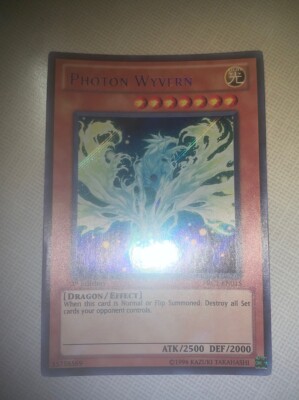 Yu-Gi-Oh! Photon Wyvern PRC1-EN015 1st Edition Secret Rare NM -image
