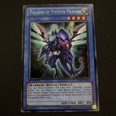 Yugioh - Paladin of Photon Dragon - LVAL-EN045 - 1st Edition - Rare-image