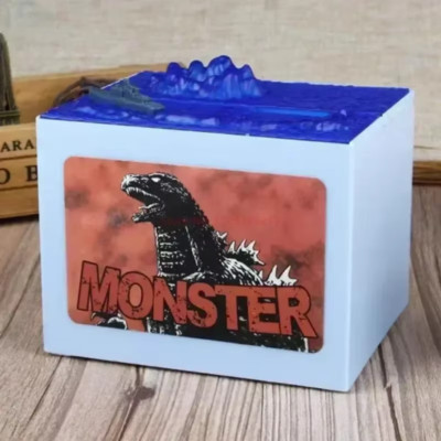 Godzilla Piggy Bank, Coin Money Box for Adults & Kids, Fun Family Savings Toy-image