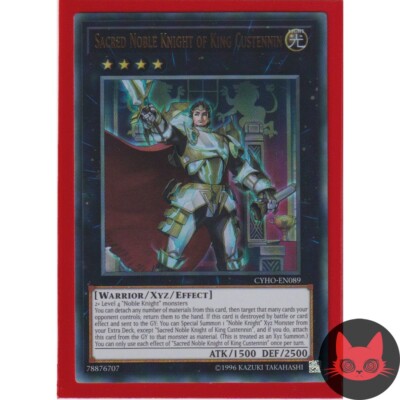 Yugioh Sacred Noble Knight of King Custennin CHYO-EN089 Ultra Rare NM-image