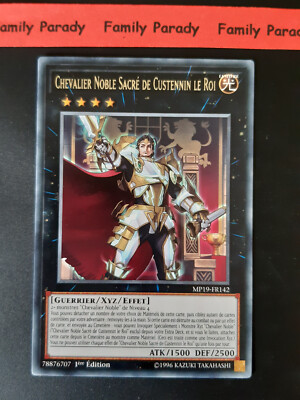 Noble Knight Sacred Of Custennin The King MP19-FR142 Yu-Gi-Oh! Card French-image