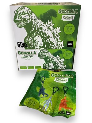 Godzilla Hangers Empty Box w Empty Wrapper Surreal Entertainment 2020 Display-image