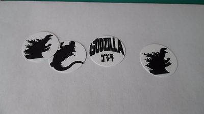 Pre Cut One Inch Bottle Cap Images Godzilla Free Shipping-image