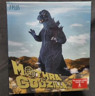 MOTHRA VS GODZILLA~GODZILLA 1964~STATUE~YUKIFUSA SHIBATA~X-PLUS~MIB-image
