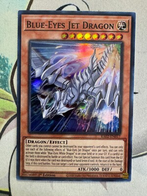 Blue-Eyes Jet Dragon Holo Yugioh TCG YG636-image