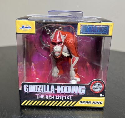 2024 Jada Metal Figs Keychains Godzilla X Kong The New Empire SKAR KING 2.5