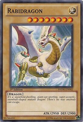 Rabidragon PHSW-EN002 Yu-Gi-Oh Card 1st Edition New-image