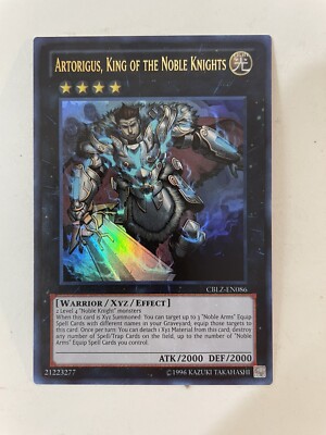 Yu-Gi-Oh! TCG Artorigus, King of the Noble Knight - CBLZ-EN086 Unl Ultimate-image