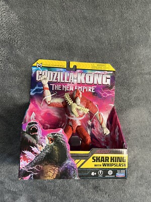 SKAR KING w/ Whipslash 6” Figure Godzilla X Kong The New Empire 2024 Playmates-image