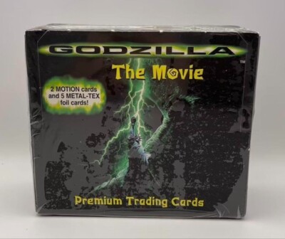 Godzilla The Movie Premium Trading Card Box 1998 AMADA  From Jaapan-image