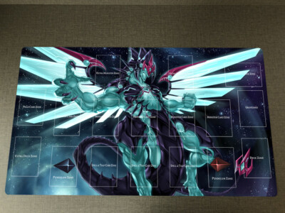 WVICM Playmat Galaxy Eyes Photon Dragon TCG CCG Pad Card Game Play Mat Mousepad-image