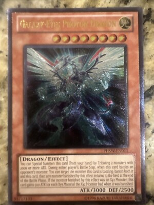 Yu-Gi-Oh! TCG NM Galaxy-Eyes Photon Dragon  PHSW-EN011 Ultimate Rare UTR-image