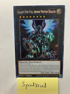 x3 Galaxy-Eyes Full Armor Photon Dragon (Secret Rare) 3x RA01-EN037 (Near Mint)-image