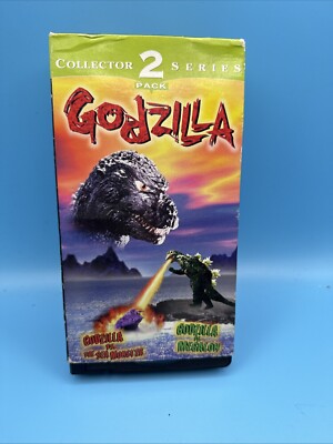 Godzilla VHS 2-Pack  vs The Sea Monster & Godzilla vs Megalon Gojira Goodtimes-image