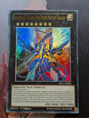 Yugioh! Number 62: Galaxy-Eyes Prime Photon Dragon - MP15-EN022 - Ultra Rare VLP-image