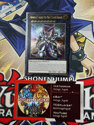 Yugioh Number 62: Galaxy-Eyes Prime Photon Dragon PRIO-EN040 Ultimate MINT Unl-image