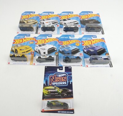 Hot Wheels LW/LB Super Silhouette Nissan Silvia GT-R 32/33/35 Godzilla lot of 9-image