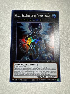 Galaxy-Eyes Full Armor Photon Dragon RA01-EN037 25th Anniversary Rarity...-image