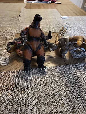 2014 NECA 1995 Godzilla Vs Destoroyah movie Burning Godzilla Lot-image