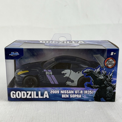 Jada 1:32 Godzilla 2009 Nissan GT-R (R35) Ben Sopra Diecast Model Car 24078-image