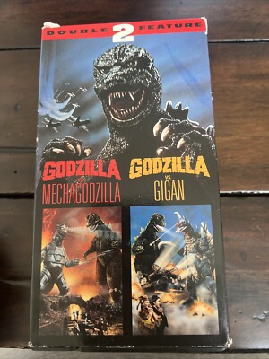 GODZILLA VS MECHAGODZILLA / GODZILLA VS GIGAN VHS DOUBLE FEATURE ANCHOR BAY-image