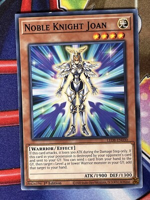 Yugioh Noble Knight Joan LED8-EN030 Single-image