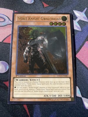 Yu-GI-Oh! Noble Knight Gwalchavad (UTR) LTGY-EN081 1st Edition LP-image