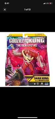 Godzilla x Kong The New Empire Shar King with Whipslash Action Figure 2024-image