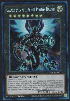 Galaxy-Eyes Full Armor Photon Dragon RA01-EN037 Prismatic Collector's Rare - NM-image