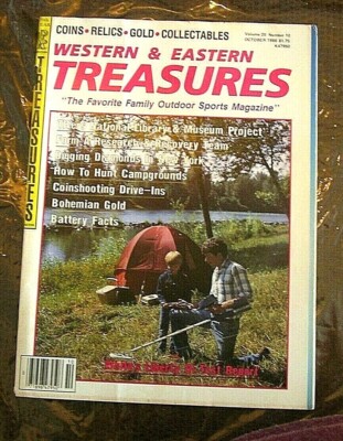 TREASURE MAGAZINE HOW TO USE WHITES LIBERTY DI & FISHER FX 3 METAL DETECTORS-image