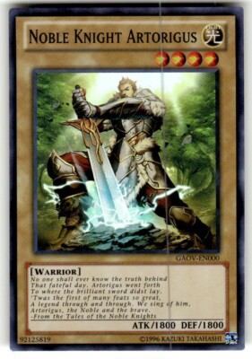 Noble Knight Artorigus GAOV-EN000 Galactic Overlord Unl Edition NM-image
