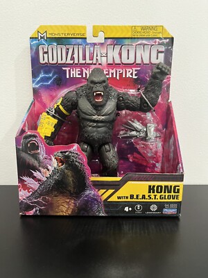 KONG w/ BEAST Glove 6” Figure Godzilla X Kong The New Empire 2024 Playmates-image