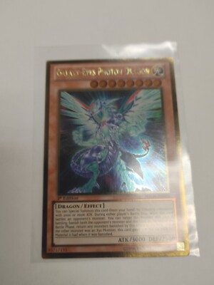 Yu-Gi-Oh! TCG Galaxy-Eyes Photon Dragon Premium Gold PGLD-EN038 1st Edition Gold-image